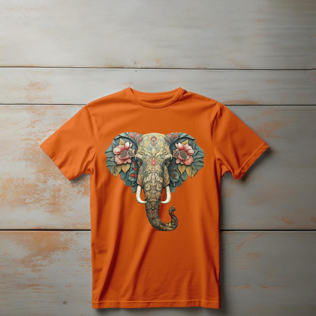 Camiseta Majica sa štampanim printom Cam 661, Dečija, Narandžasta