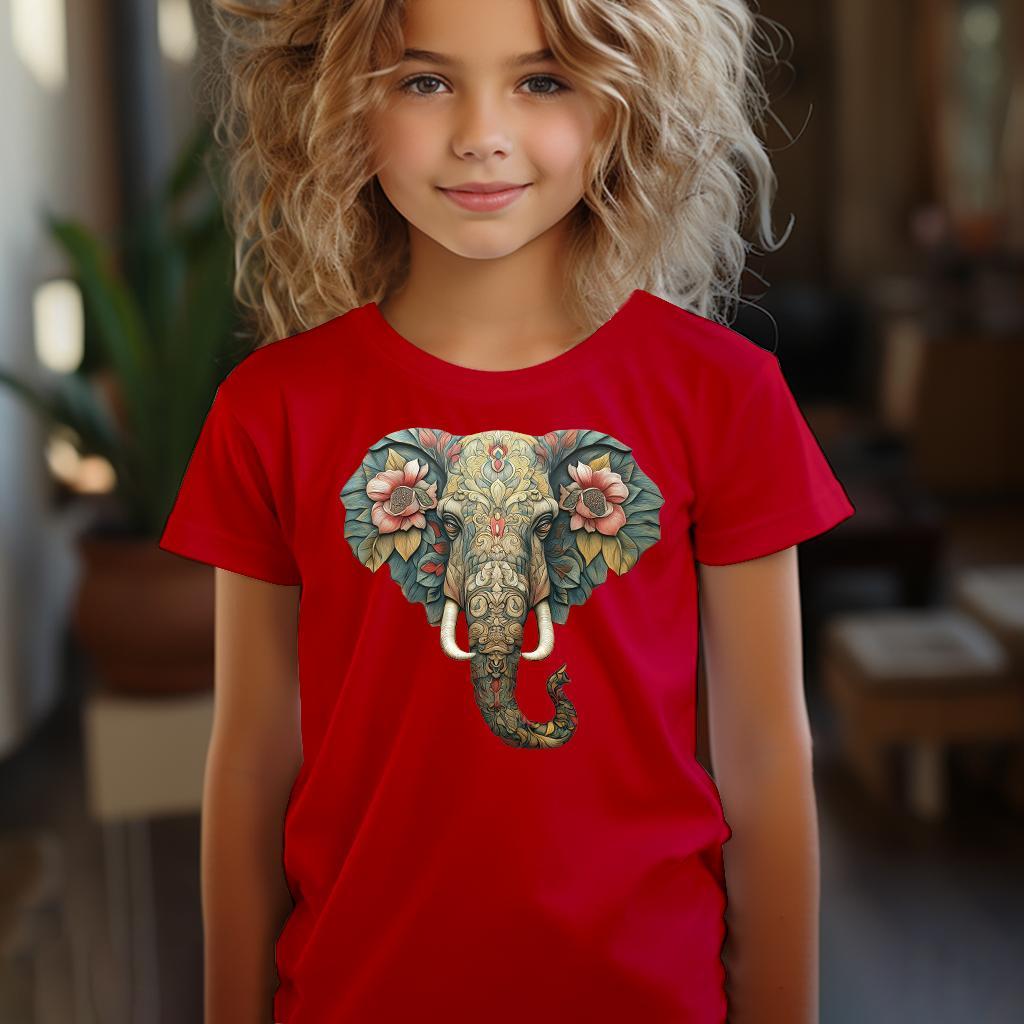 Camiseta Majica sa štampanim printom Cam 661, Dečija, Crvena