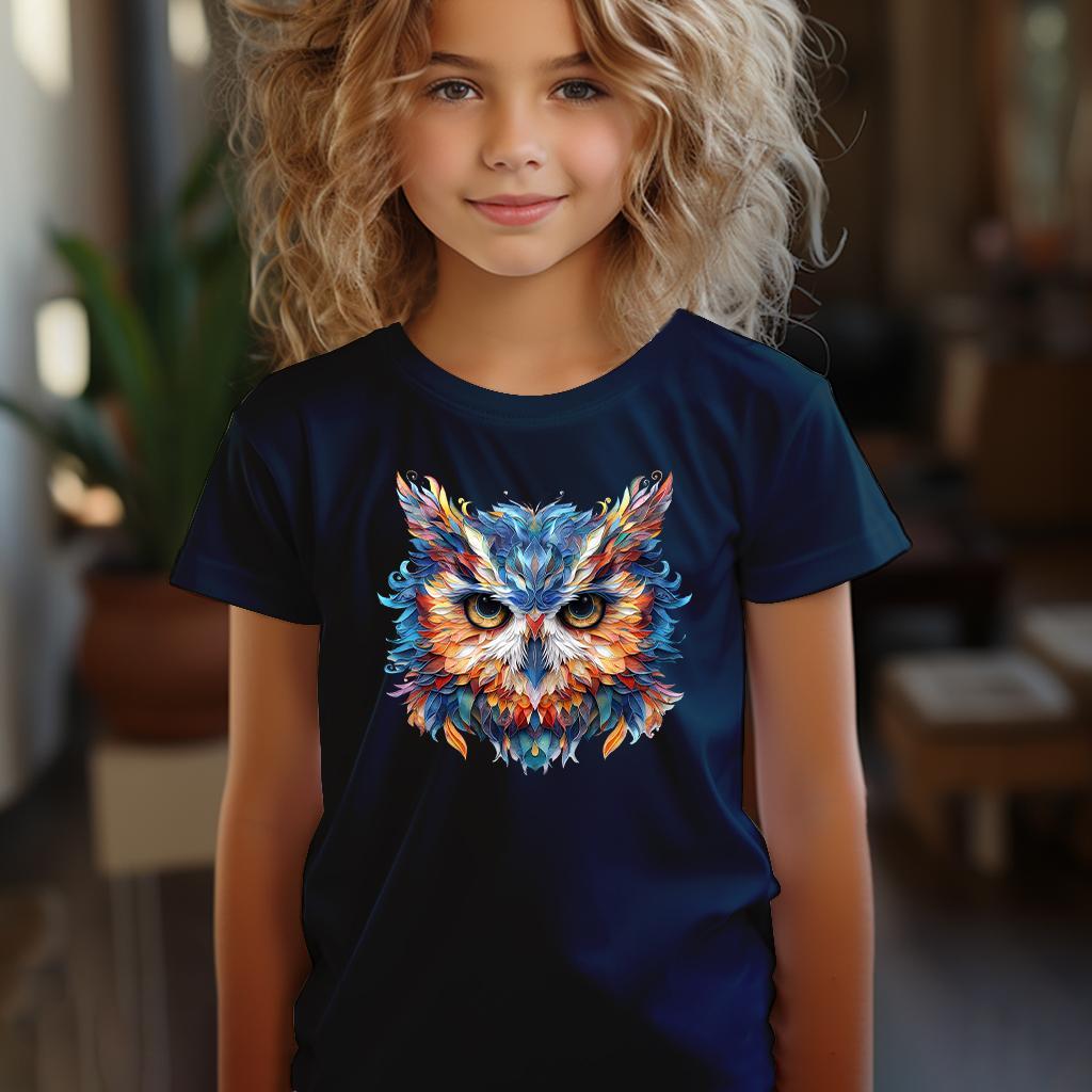 Camiseta Majica sa štampanim printom Cam 637, Dečija, Tamnoplava