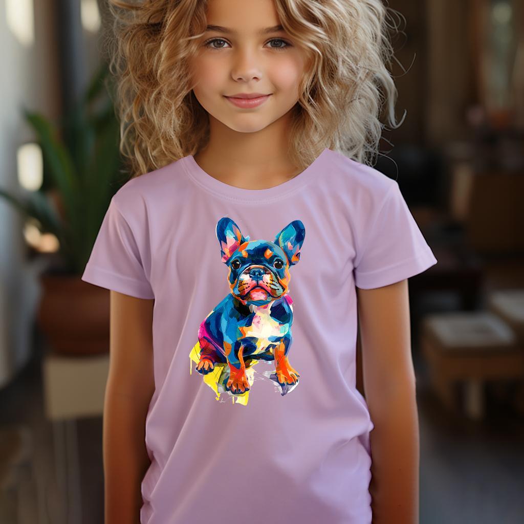 Camiseta Majica sa štampanim printom Cam 589, Dečija, Svetloroze