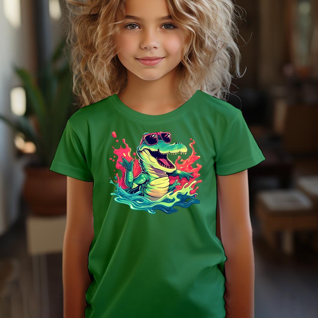 Camiseta Majica sa štampanim printom Cam 595, Dečija, Zelena