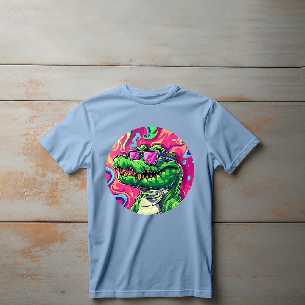 Camiseta Majica sa štampanim printom Cam 597, Dečija, Cijan