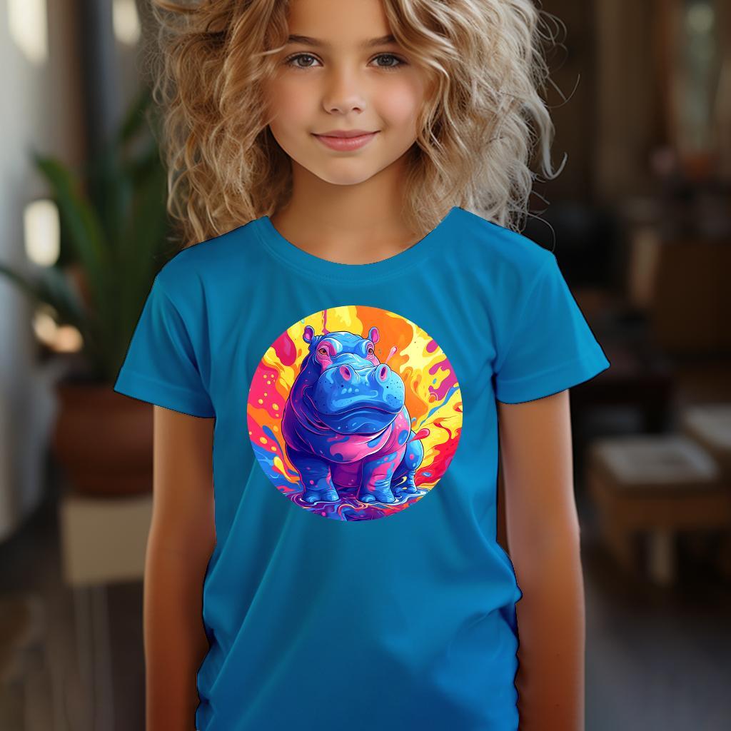 Camiseta Majica sa štampanim printom Cam 599, Dečija, Akva