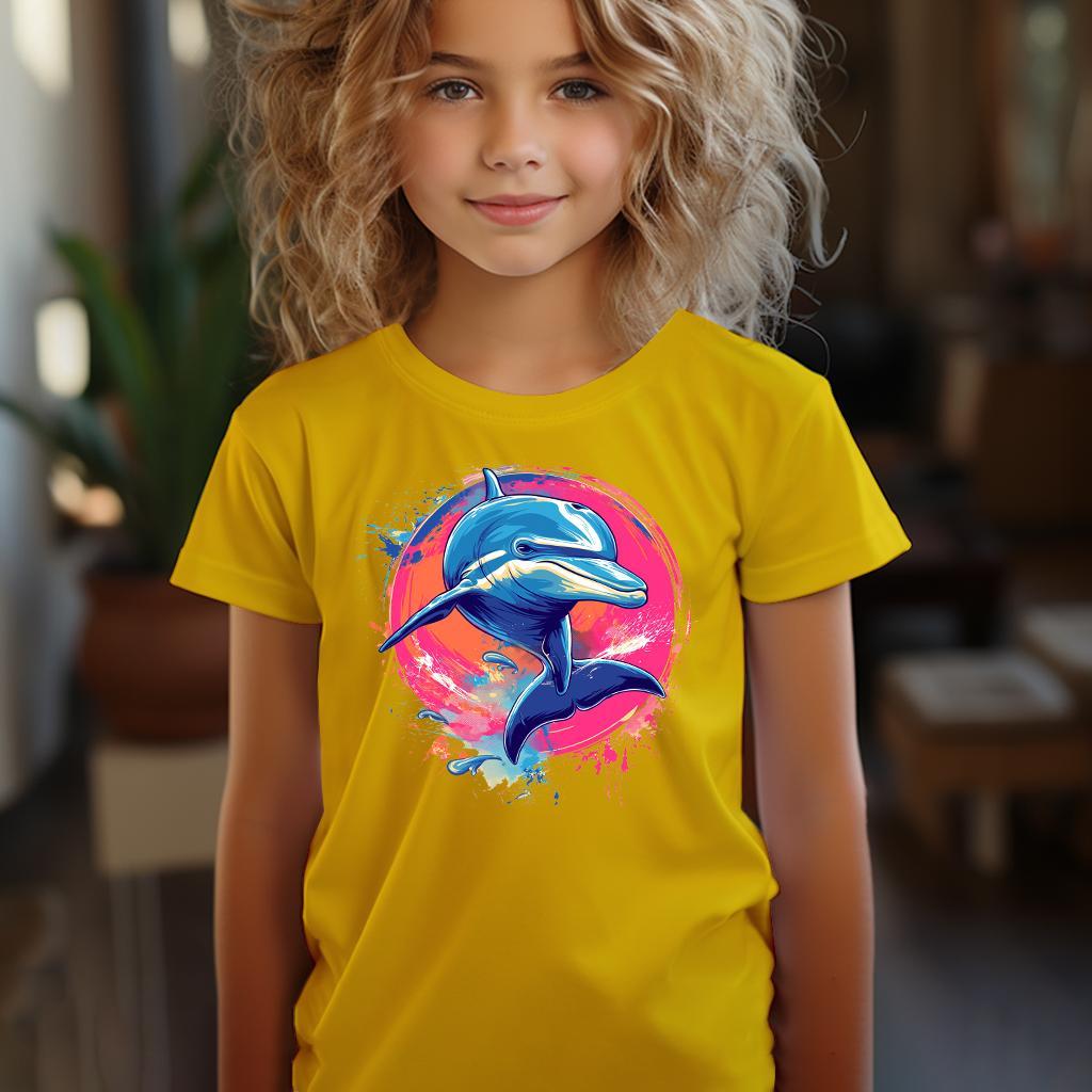 Camiseta Majica sa štampanim printom Cam 603, Dečija, Zlatne boje