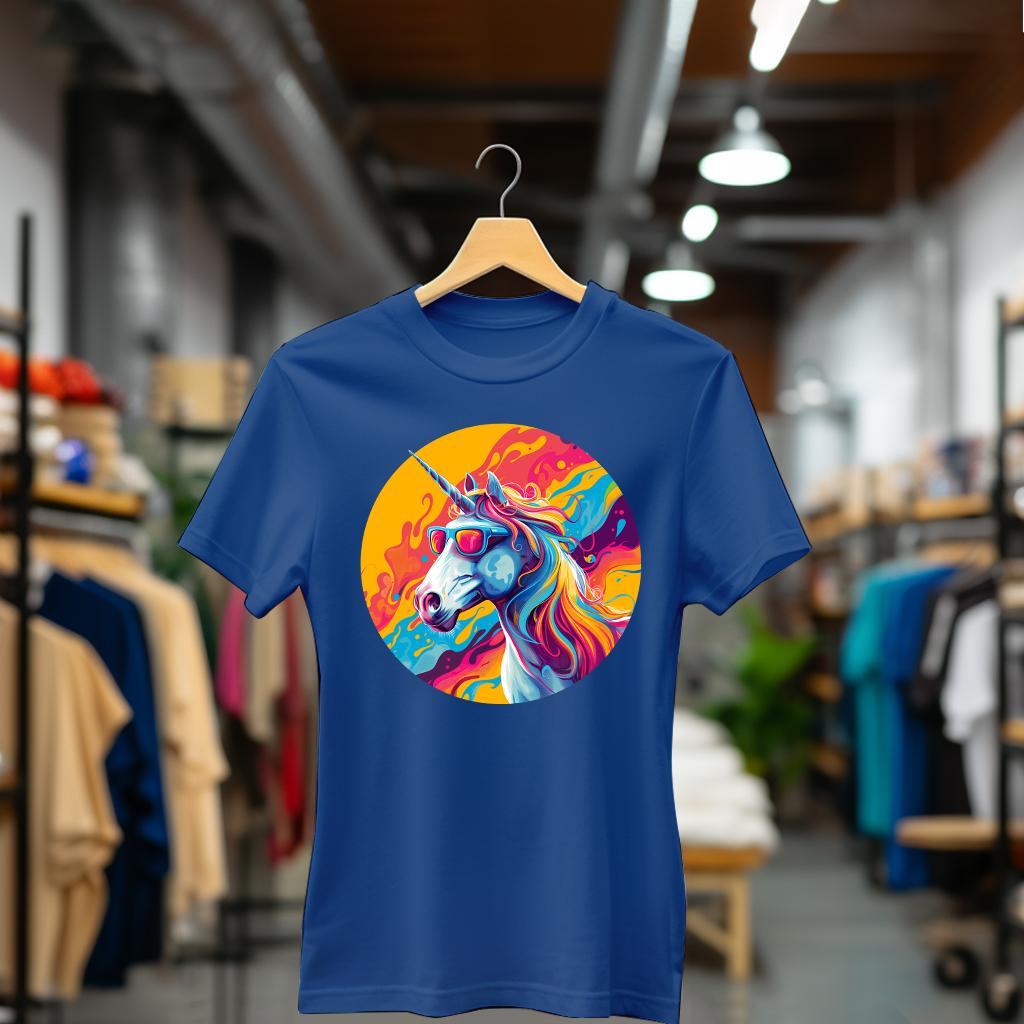 Camiseta Majica sa štampanim printom Cam 605, Ženska, Borovnica