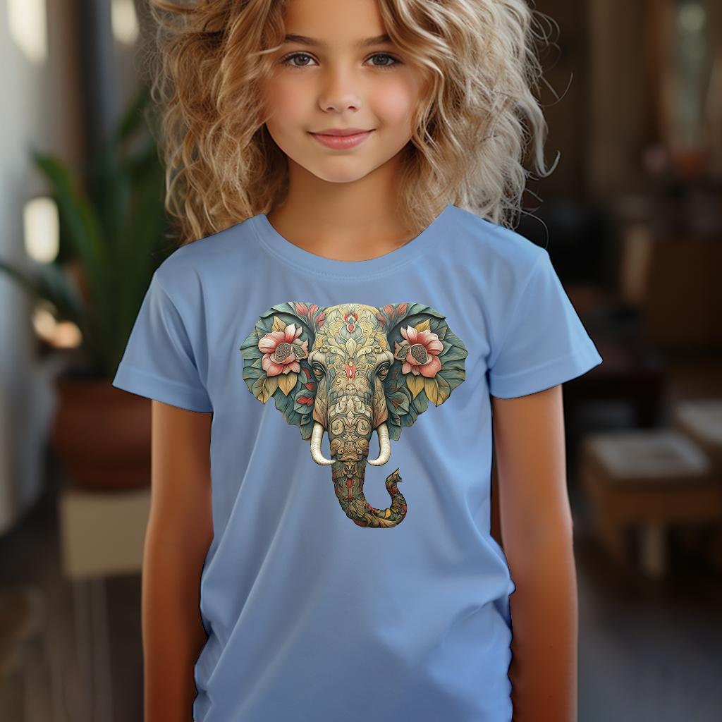 Camiseta Majica sa štampanim printom Cam 661, Dečija, Cijan