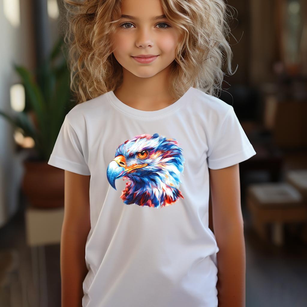 Camiseta Majica sa štampanim printom Cam 619, Dečija, Bela