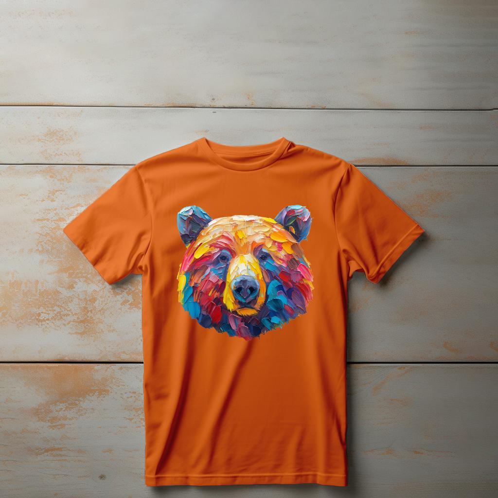 Camiseta Majica sa štampanim printom Cam 647, Dečija, Narandžasta