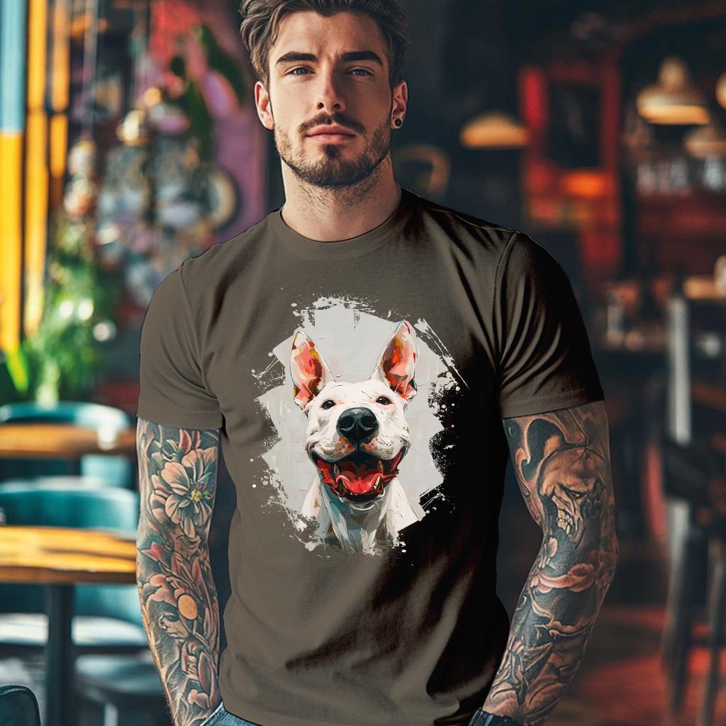 Camiseta Majica sa štampanim printom Cam 590, Muška, Smeđa