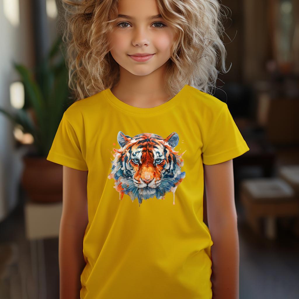 Camiseta Majica sa štampanim printom Cam 657, Dečija, Zlatne boje