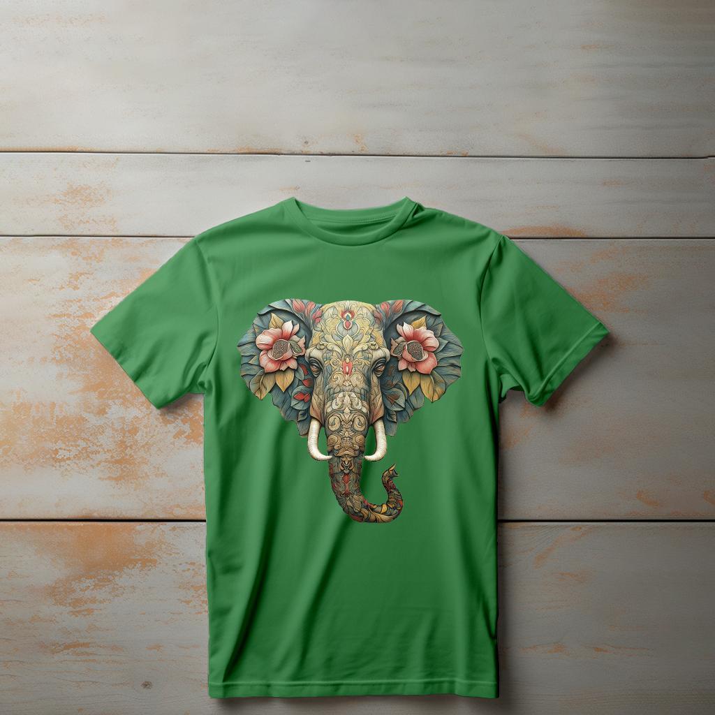 Camiseta Majica sa štampanim printom Cam 661, Dečija, Zelena