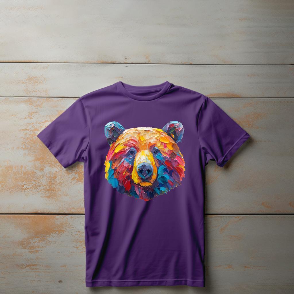 Camiseta Majica sa štampanim printom Cam 647, Dečija, Patlidžan