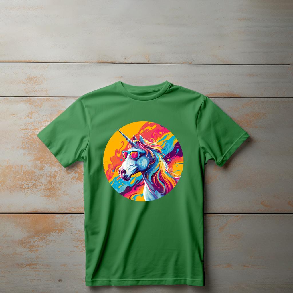 Camiseta Majica sa štampanim printom Cam 605, Dečija, Zelena