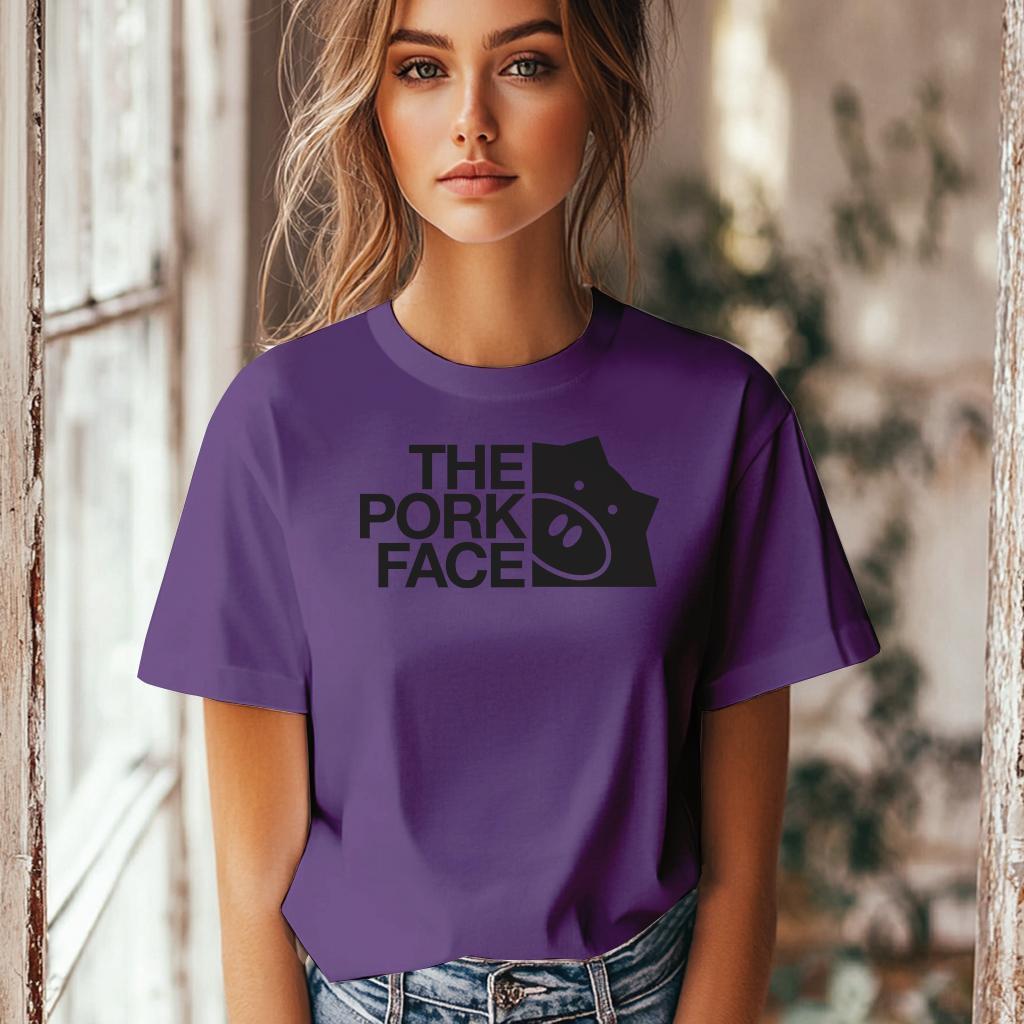 Camiseta Majica sa štampanim printom Cam 491, Ženska, Patlidžan