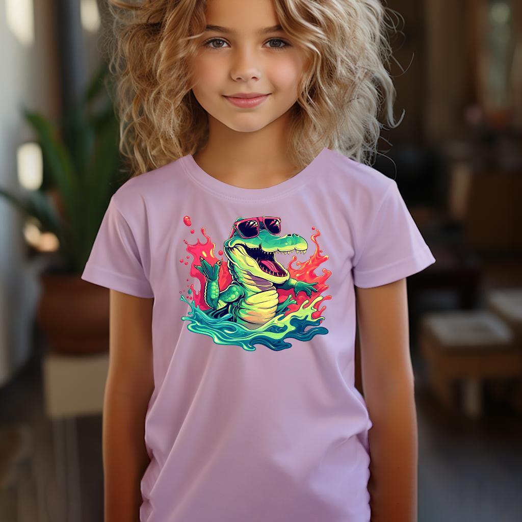 Camiseta Majica sa štampanim printom Cam 595, Dečija, Svetloroze