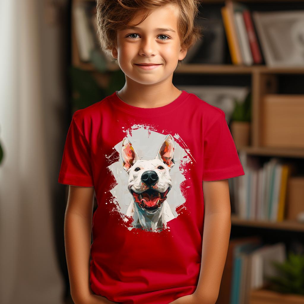 Camiseta Majica sa štampanim printom Cam 590, Dečija, Crvena