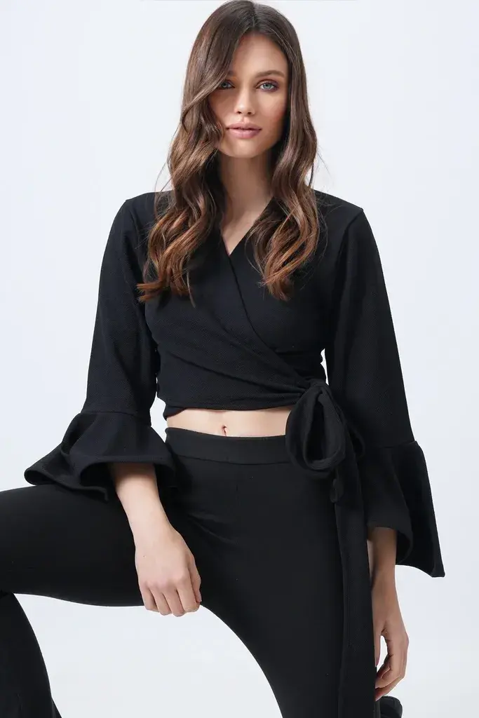 Trend Alacati Stili Ženska bluza Alc-X14718, Crna