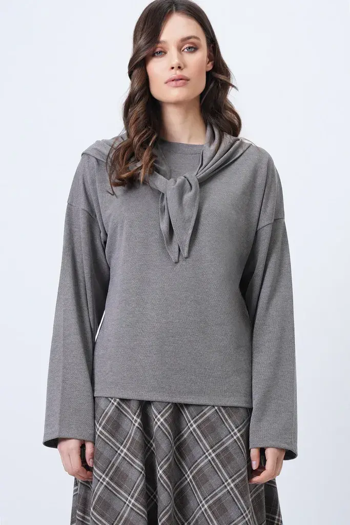 Trend Alacati Stili Ženska bluza Alc-X14719, Siva