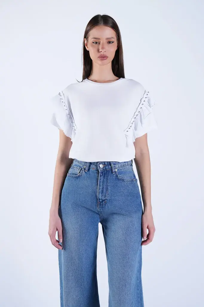 Trend Alacati Stili Ženska bluza Alc-X15107, Bela