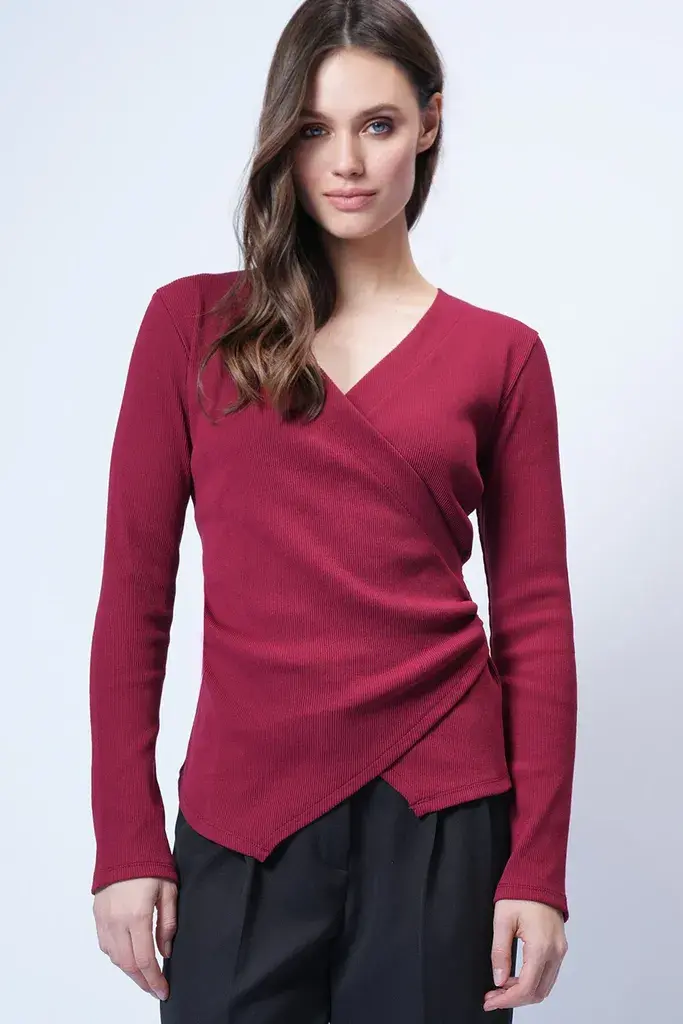 Trend Alacati Stili Ženska bluza Alc-X14707, Bordo