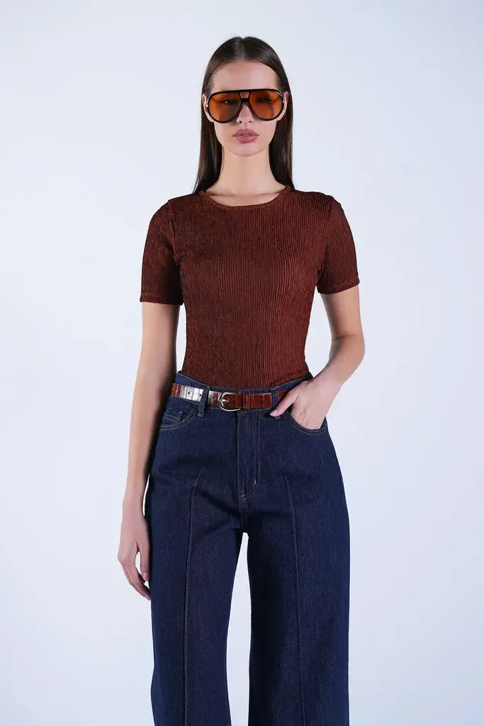 Trend Alacati Stili Ženska bluza Alc-X15106, Narandžasta
