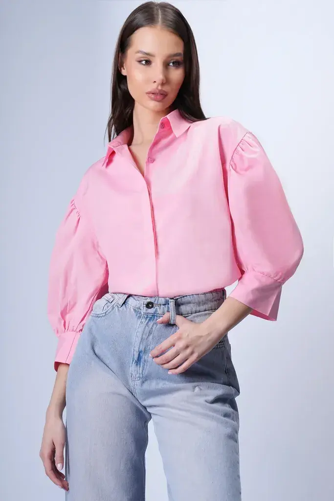 Trend Alacati Stili Ženska košulja Alc-X9654, Roze