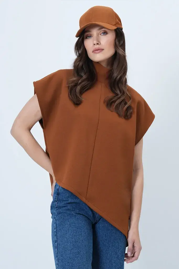 Trend Alacati Stili Ženska bluza Alc-X14686, Braon