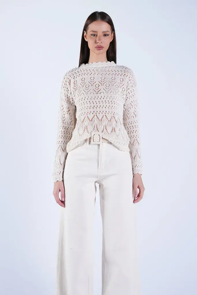 Trend Alacati Stili Ženska bluza Alc-X15112, Bež