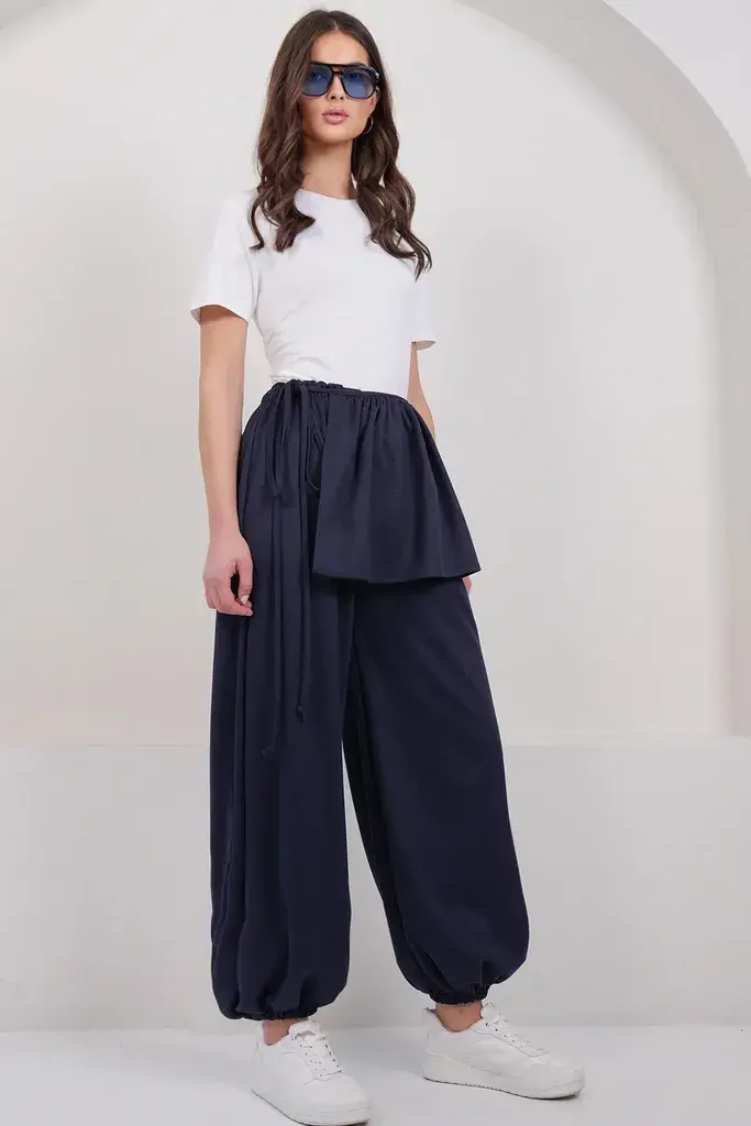 Trend Alacati Stili Ženske pantalone Alc-X14914, Tamnoplave