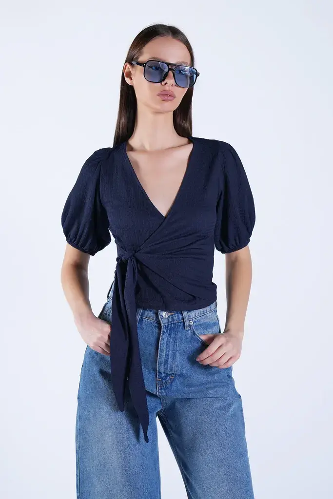 Trend Alacati Stili Ženska bluza Alc-X15130, Tamnoplava