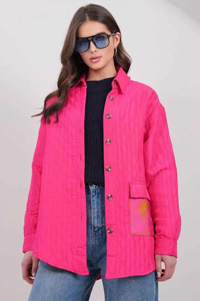 Trend Alacati Stili Ženska jakna Alc-X14986, Roze