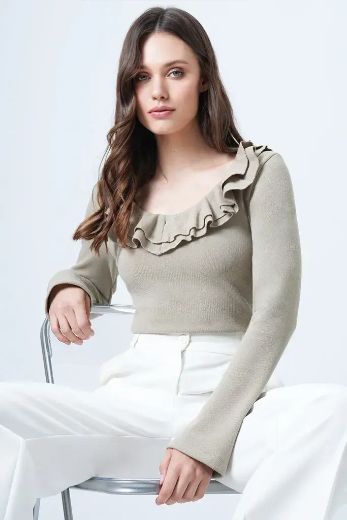 Trend Alacati Stili Ženska bluza Alc-X14696, Zelena