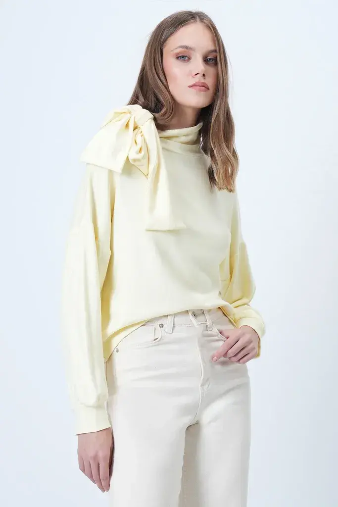 Trend Alacati Stili Ženska bluza Alc-X14653, Žuta
