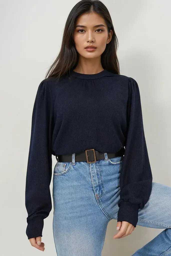Trend Alacati Stili Ženska bluza Alc-X14863, Tamnoplava