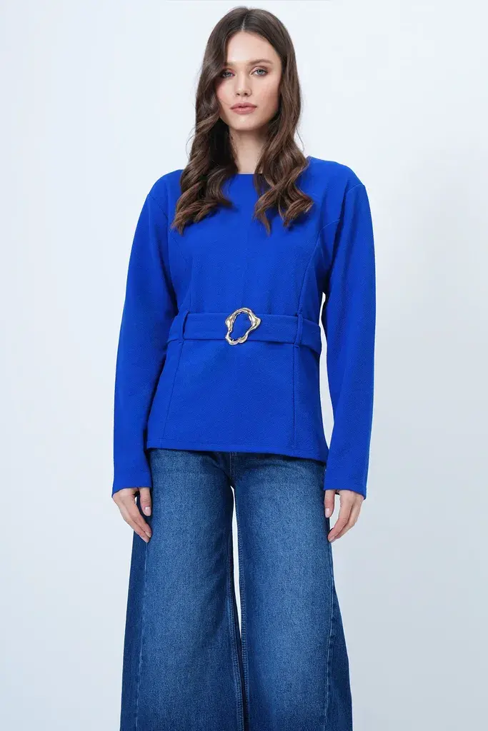 Trend Alacati Stili Ženska bluza Alc-X14699, Plava