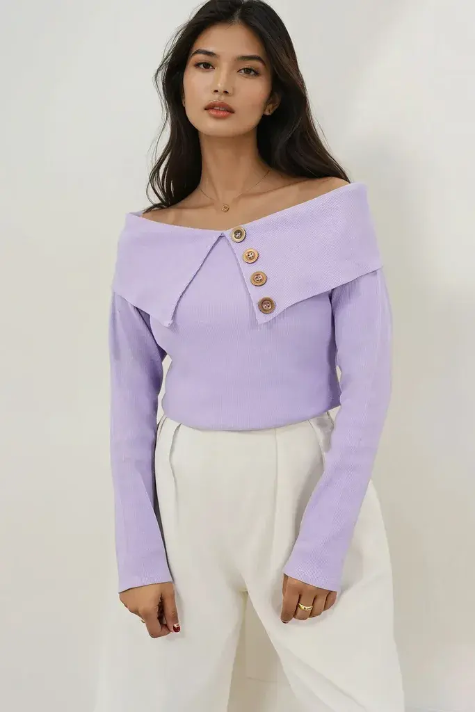 Trend Alacati Stili Ženska bluza Alc-X14673, Lavanda