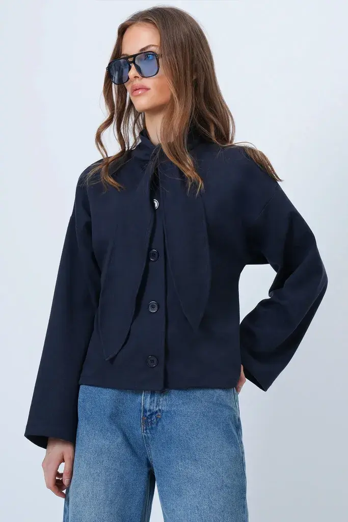 Trend Alacati Stili Ženska jakna Alc-X14669, Tamnoplava
