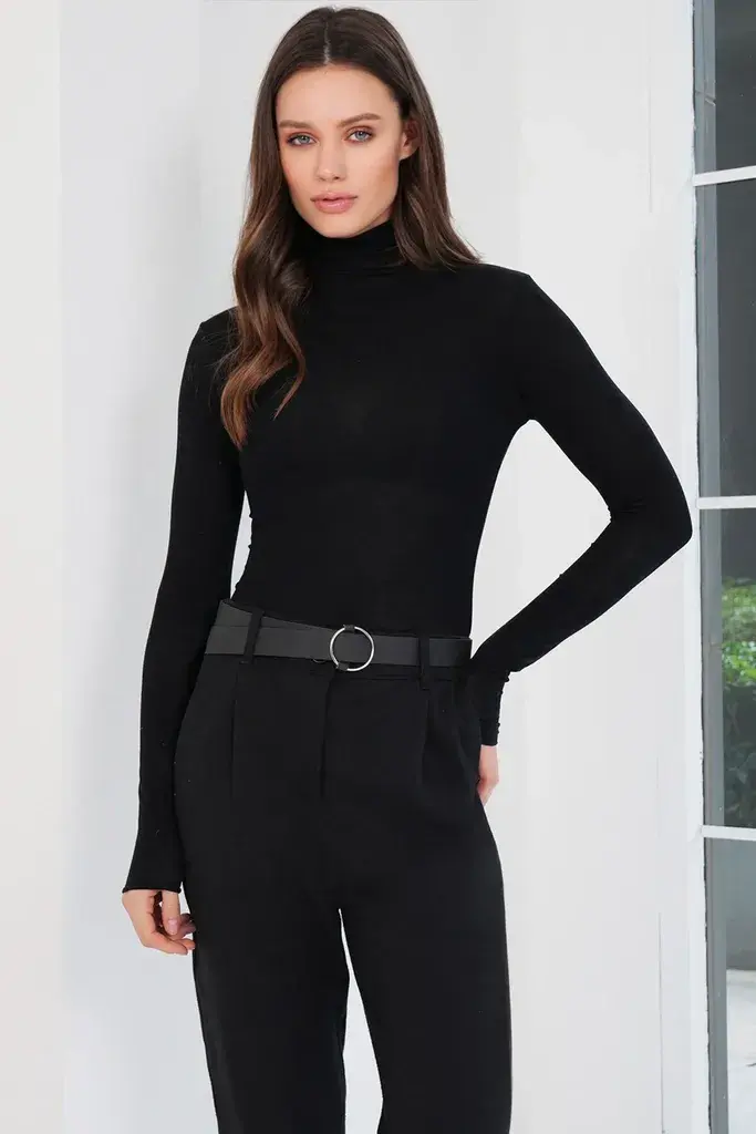 Trend Alacati Stili Ženska bluza Alc-X14809, Crna