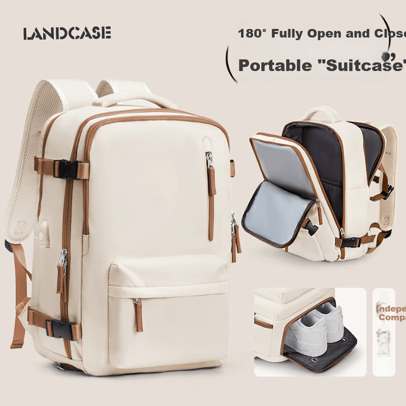 Landcase Ranac, 43x30x20cm, 35 L, Krem