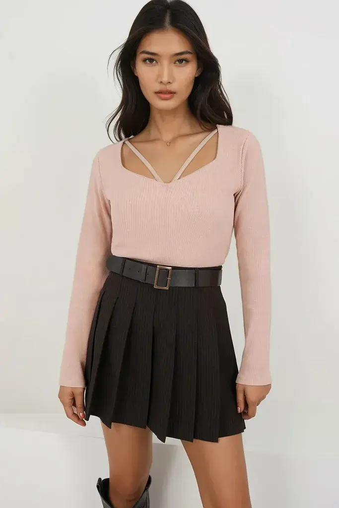 Trend Alacati Stili Ženska bluza Alc-X14791, Bež