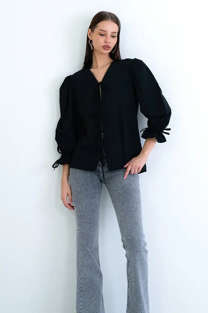 Trend Alacati Stili Ženska bluza Alc-X15169, Crna
