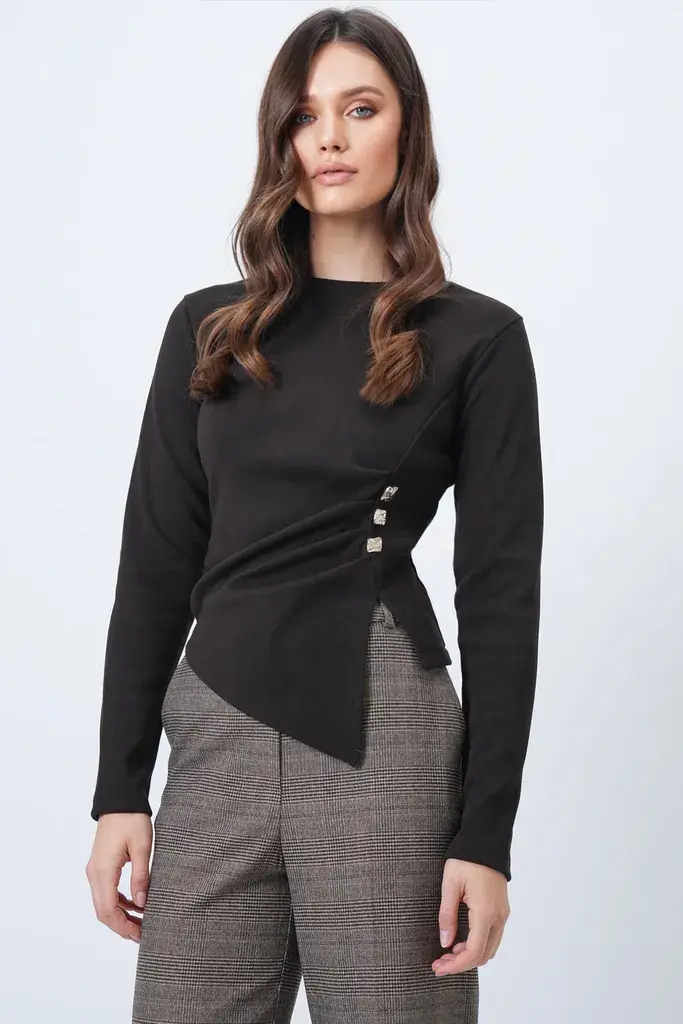 Trend Alacati Stili Ženska bluza Alc-X14716, Tamnoplava