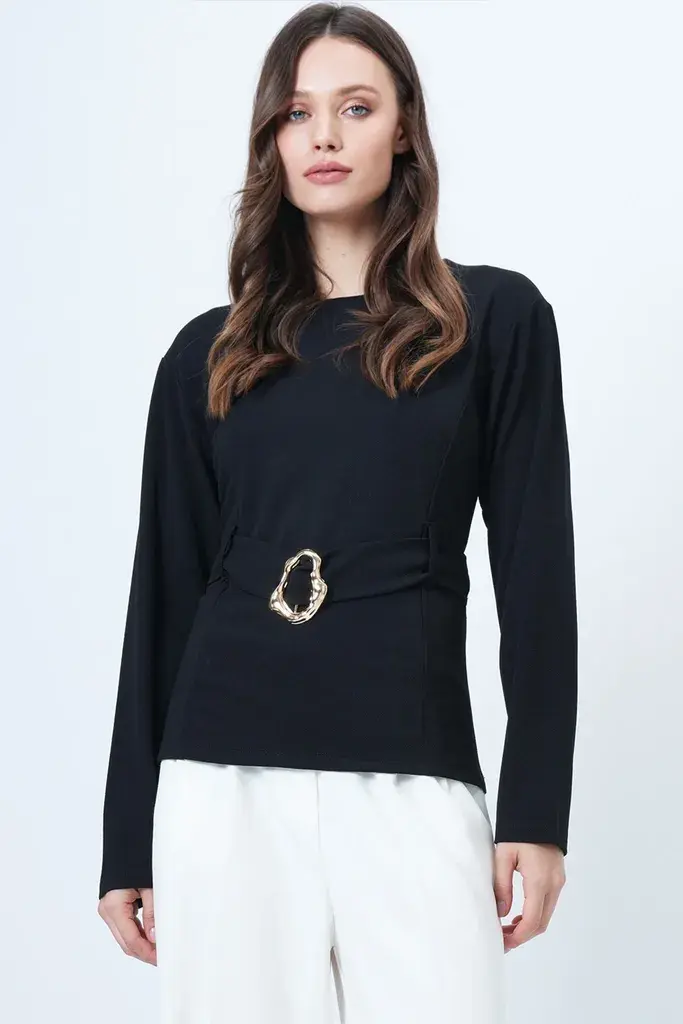 Trend Alacati Stili Ženska bluza Alc-X14699, Crna