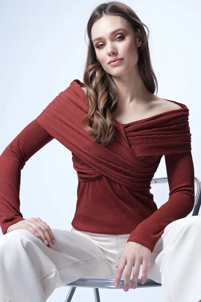Trend Alacati Stili Ženska bluza Alc-X14729, Narandžasta