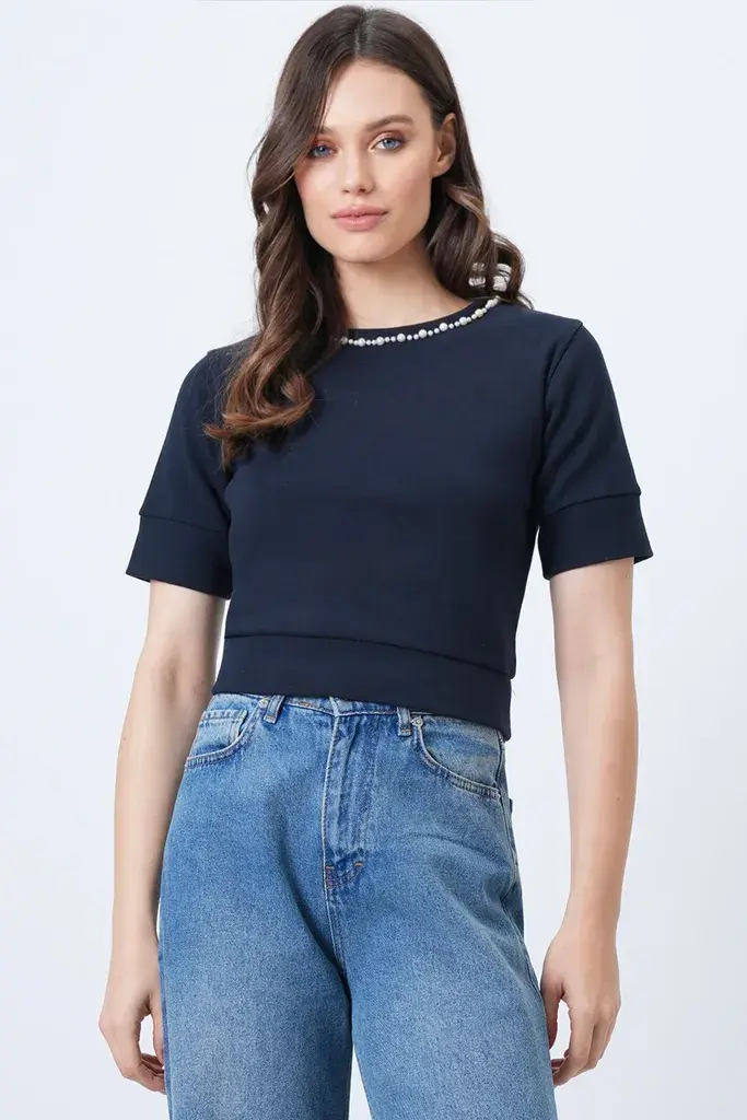 Trend Alacati Stili Ženska bluza Alc-X14637, Tamnoplava