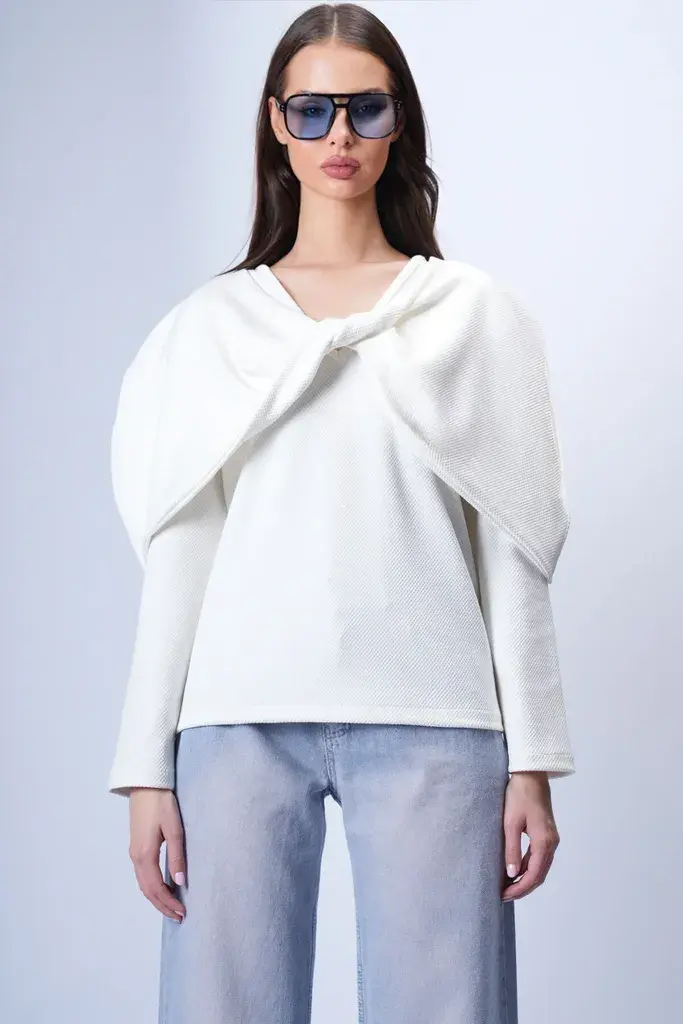 Trend Alacati Stili Ženska bluza Alc-X15053, Krem