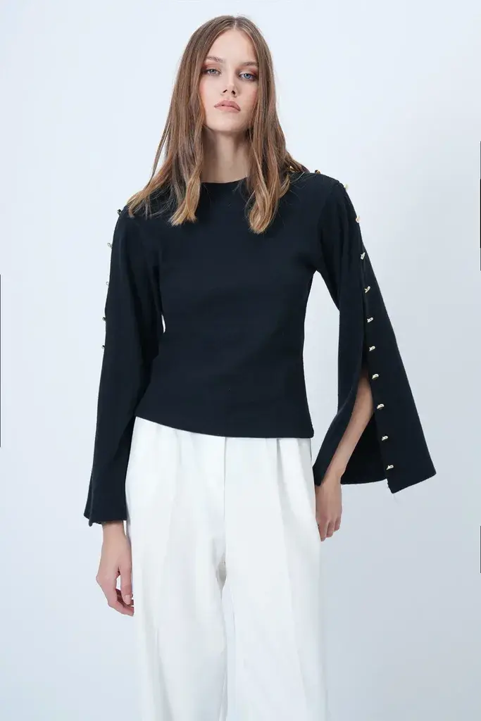 Trend Alacati Stili Ženska bluza Alc-X14644, Crna