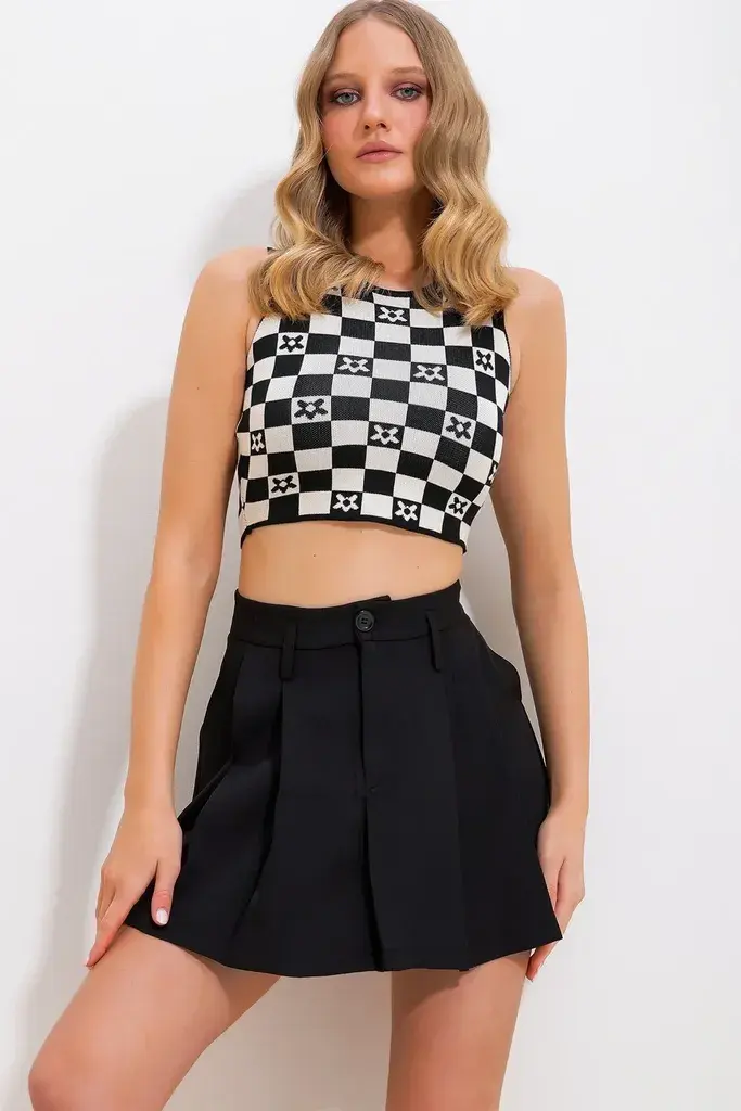 Trend Alacati Stili Ženska bluza Alc-X8074, Crna