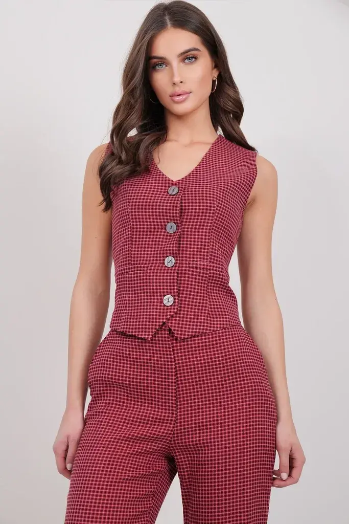 Trend Alacati Stili Ženski prsluk Alc-X14927, Bordo