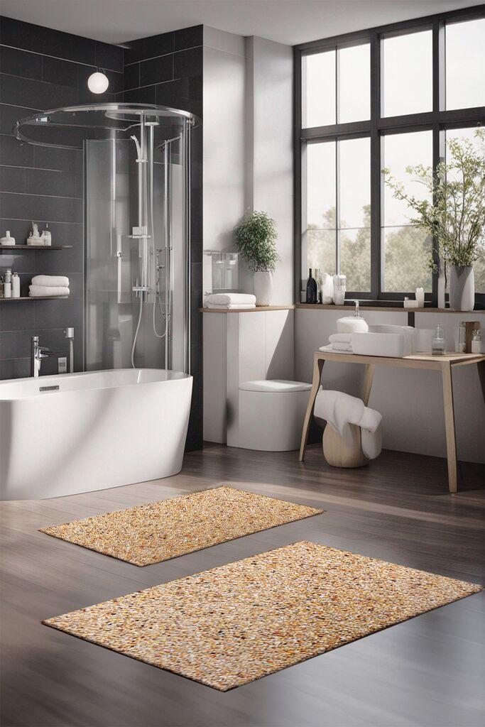 L'essentiel Maison Set prostirki za kupatilo CT-5173, 2 Komada, Šarena